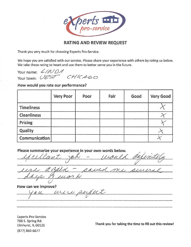 customer testimonial