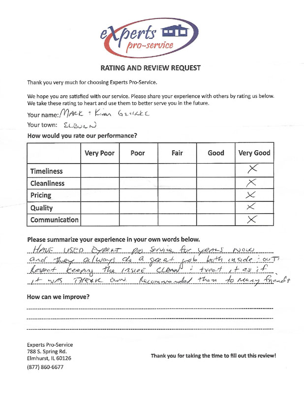 customer testimonial